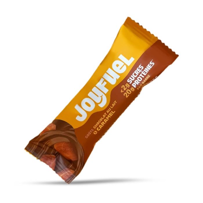 JOYFUEL Barre Protéinée Chocolat au Lait & Caramel  15 barres X 55g