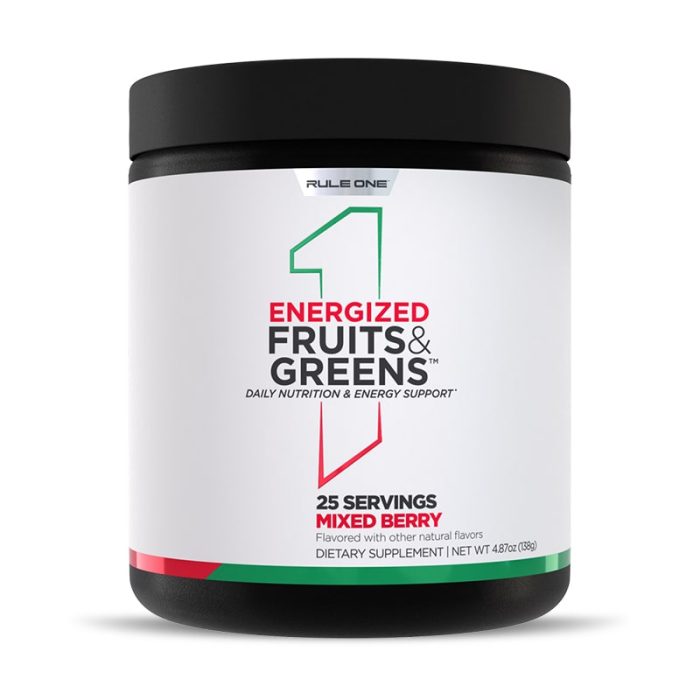 Rule 1 R1 Energized Fruits & Greens 25 Serving