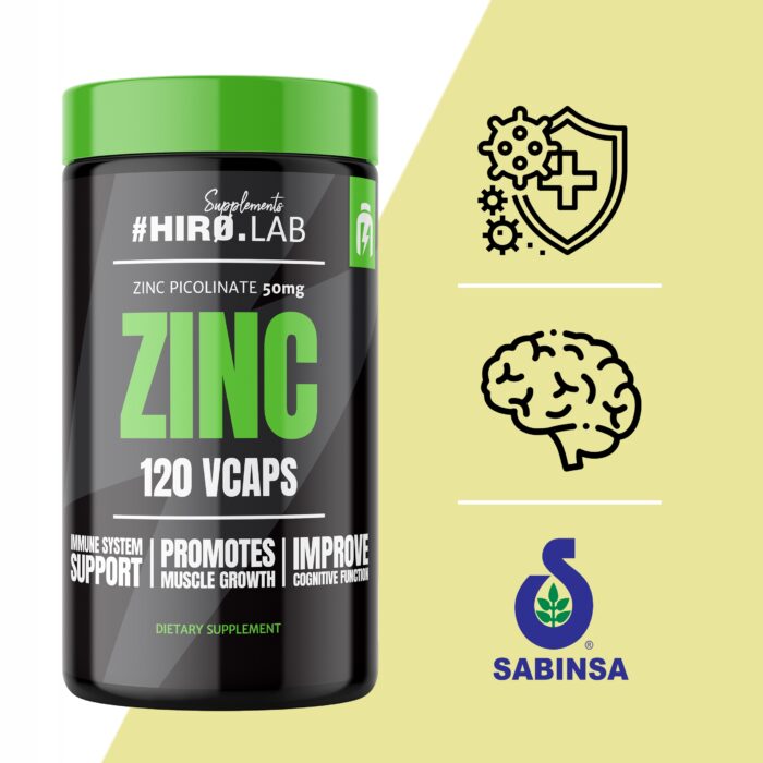 Zinc Picolinate  50 mg – 120 gélules Hiro.Lab – Image 2