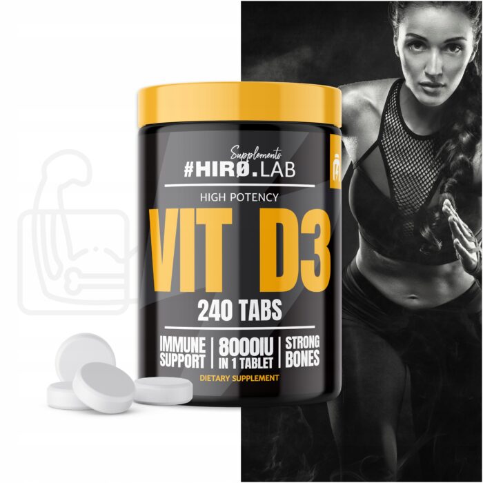 Vitamin D3 8000IU – 240tabs – Image 3