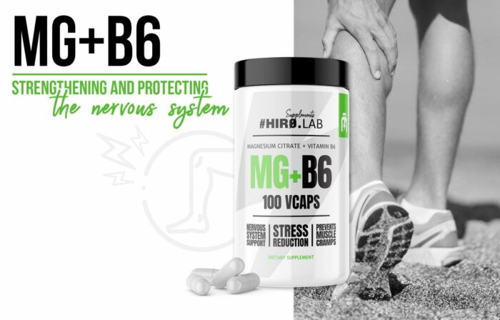 Mg + B6  Magnésium + Vitamine B6 100 Gélules – Image 5