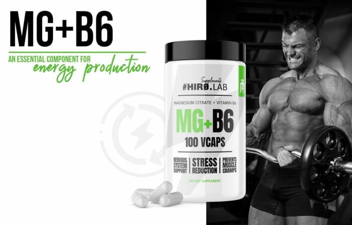 Mg + B6  Magnésium + Vitamine B6 100 Gélules – Image 4