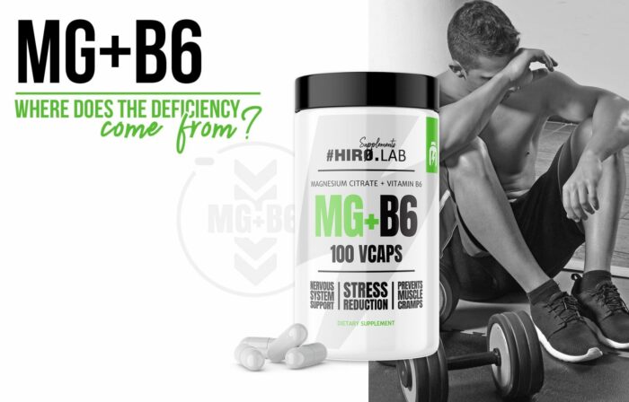 Mg + B6  Magnésium + Vitamine B6 100 Gélules – Image 2
